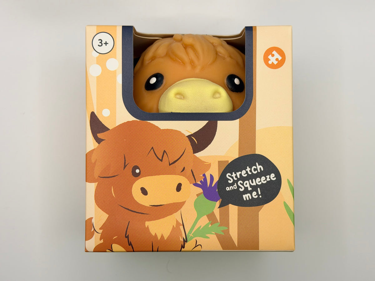 Stretchies Highland Coo Cow