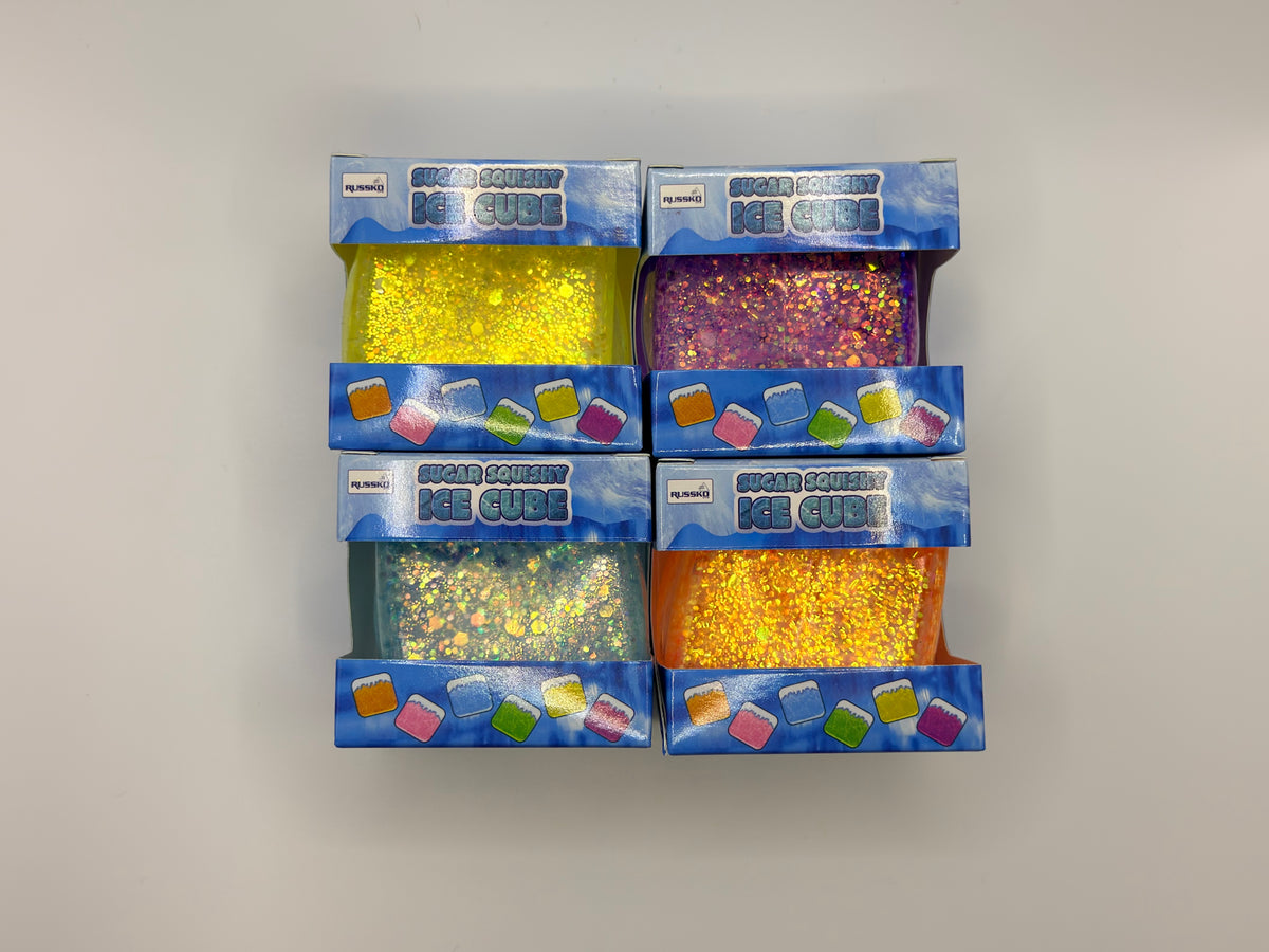 Russko Sugar Maltose Glitter Squishy Ice Cube