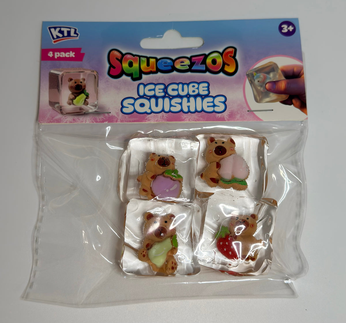 Squeezos Unicorn/Capybara Ice Cubes