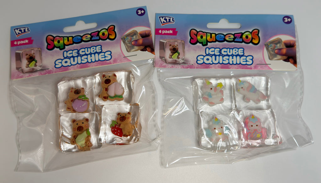 Squeezos Unicorn/Capybara Ice Cubes
