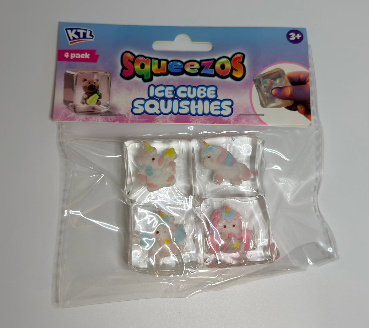 Squeezos Unicorn/Capybara Ice Cubes