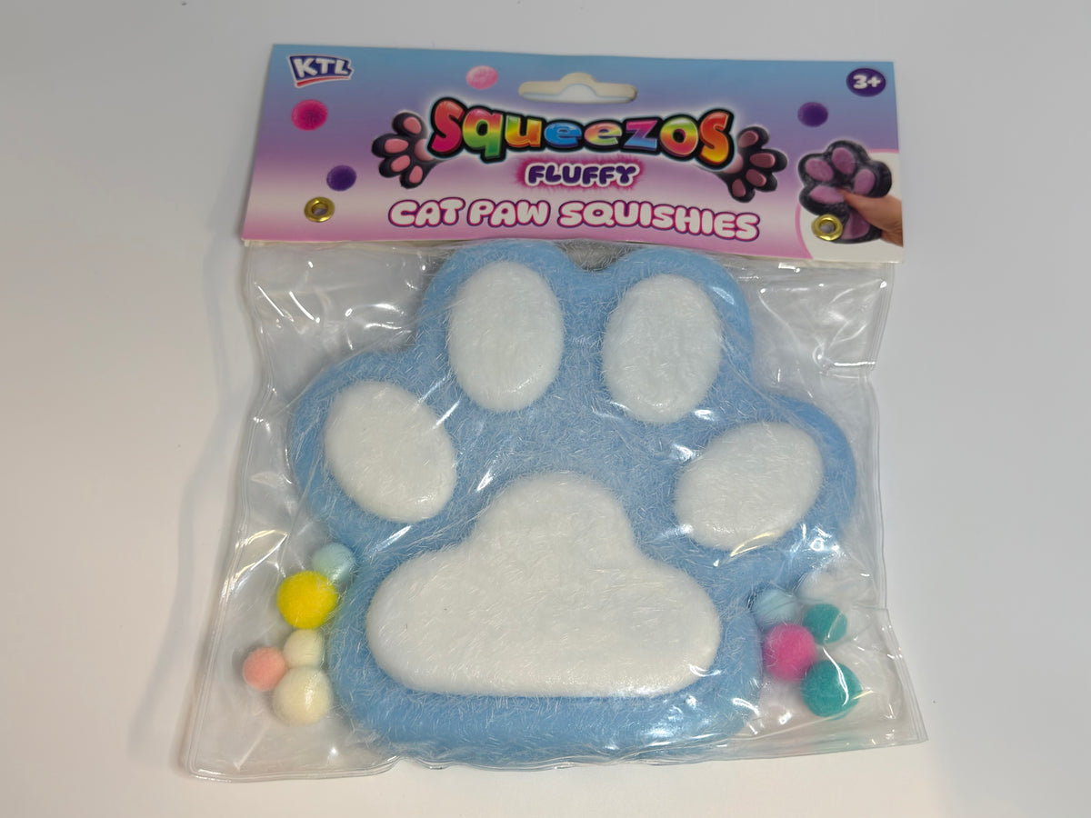 Large Taba Fluffy Cats Paw with Bobbles